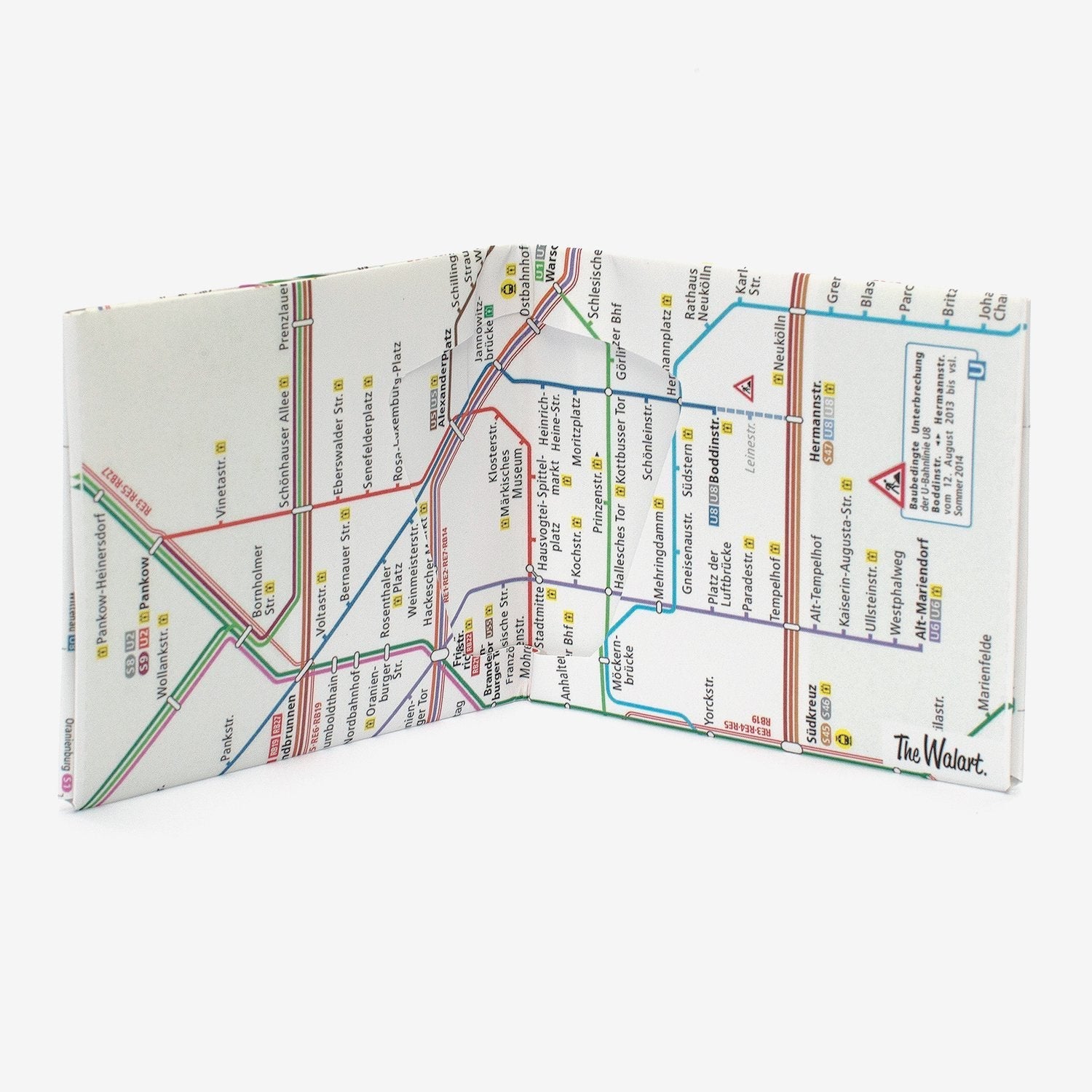 Berlin U-Bahn Bifold - The Walart - Paper Wallet