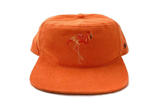 The Stash Cap - Corduroy - Pink Flamingo