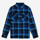 Flannel Long Sleeve Shirt - Navy Check