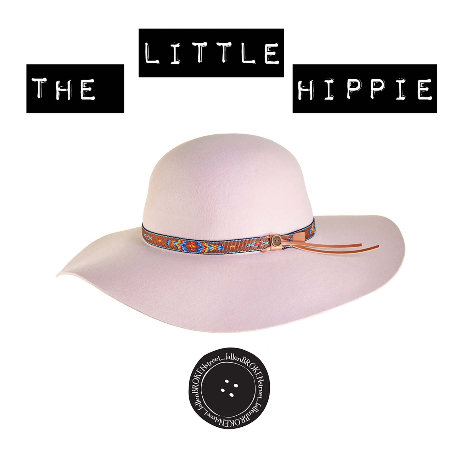 The Little Hippie Floppy Felt Hat - Cream