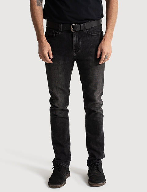 Slim Fit Denim - Washed Black