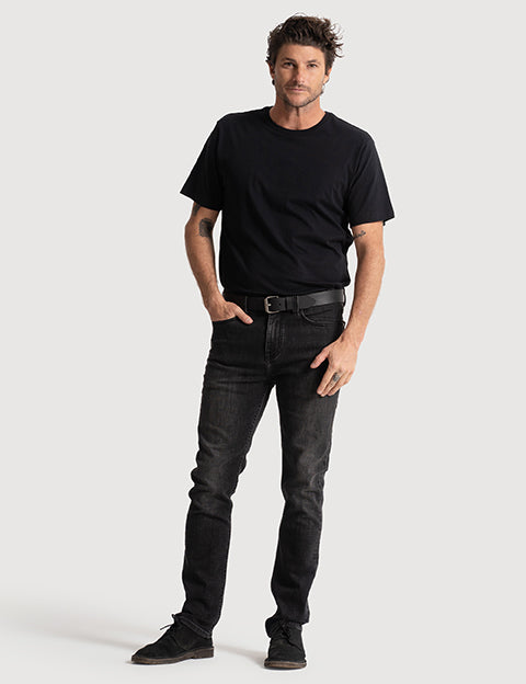 Slim Fit Denim - Washed Black