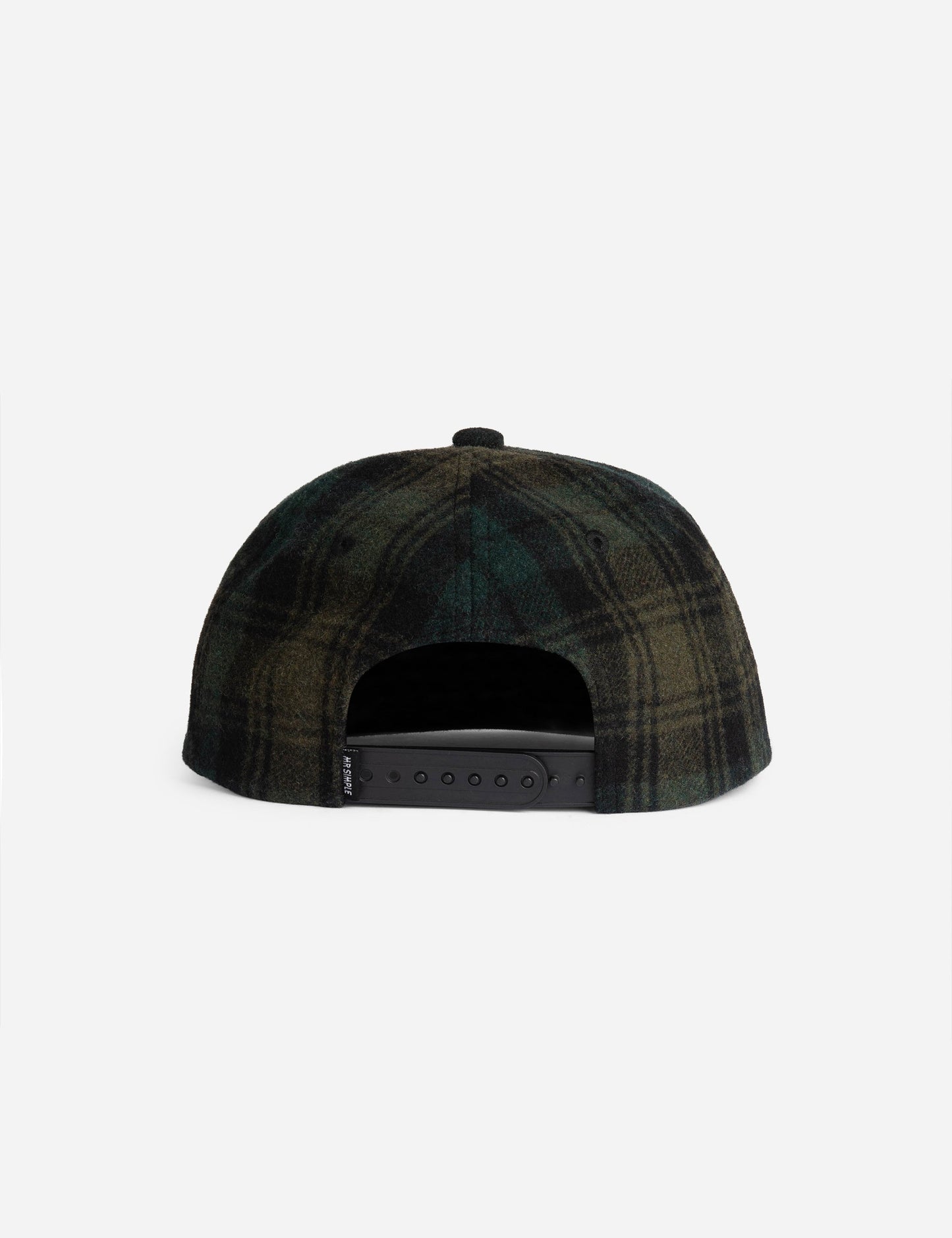 Sal Camp Cap - Black/Green Plaid