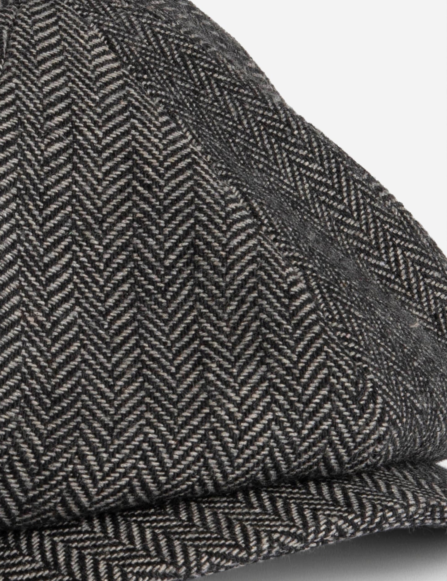 Shelby Newsboy Cap - Black Tweed