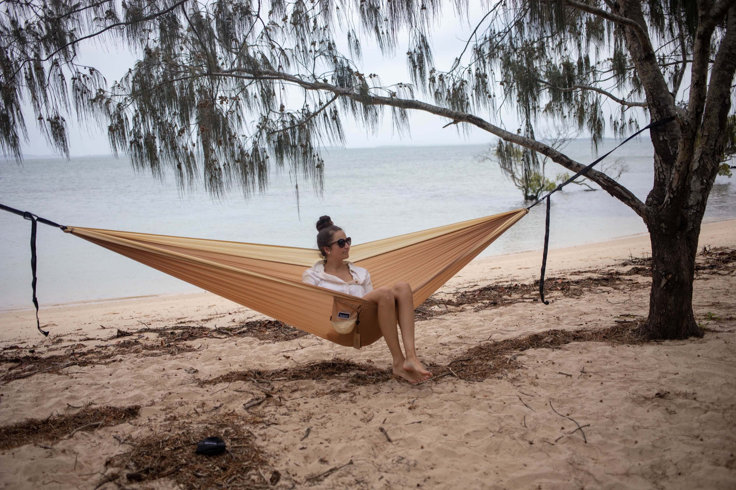 Sahara Sand - Recycled Hammock With Straps