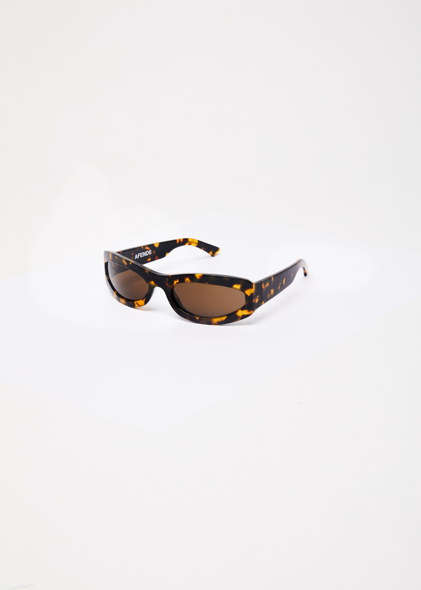 Afends Unisex Platinum J - Sunglasses - Brown Shell 