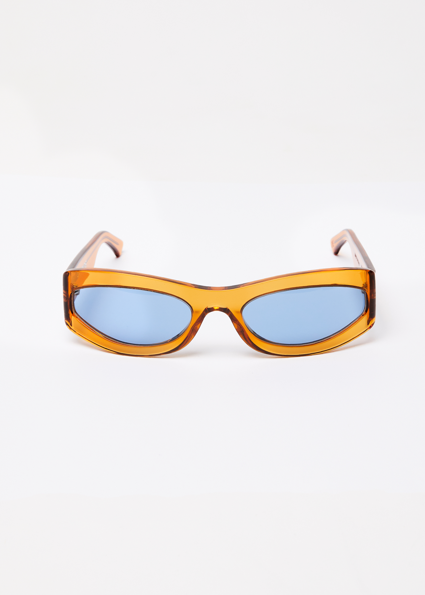 Afends Unisex Platinum J - Sunglasses - Clear Orange 