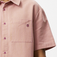 Afends Unisex Night Shade - Short Sleeve Shirt - Mustard Stripe 