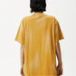 Afends Unlimited - Boxy Logo T-Shirt - Worn Mustard - Sustainable Clothing - Streetwear