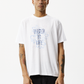 Afends Mens Waterfall - Boxy Graphic T-Shirt - White 