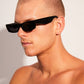 Afends Unisex Jet Fuel - Sunglasses - Gloss Black 