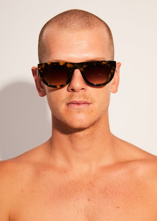 Afends Unisex Cali Kush - Sunglasses - Brown Shell 