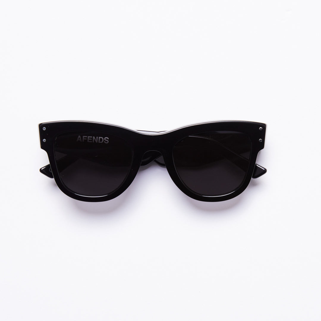 Afends Unisex Premium OG - Sunglasses - Gloss Black S216100-GBK-BLK