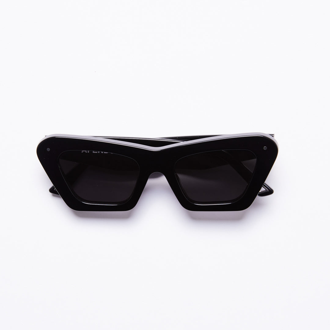 Afends Unisex Sundae Driver - Sunglasses - Gloss Black S216900-GBK-BLK