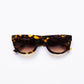Afends Unisex Cali Kush - Sunglasses - Brown Shell S216200-BRS-GBG