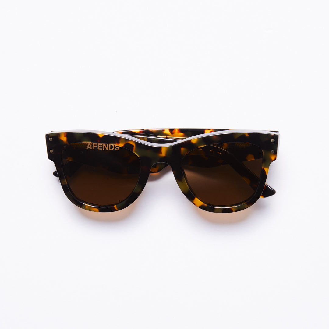 Afends Unisex Premium OG - Sunglasses - Brown Shell S216100-BRS-BRZ
