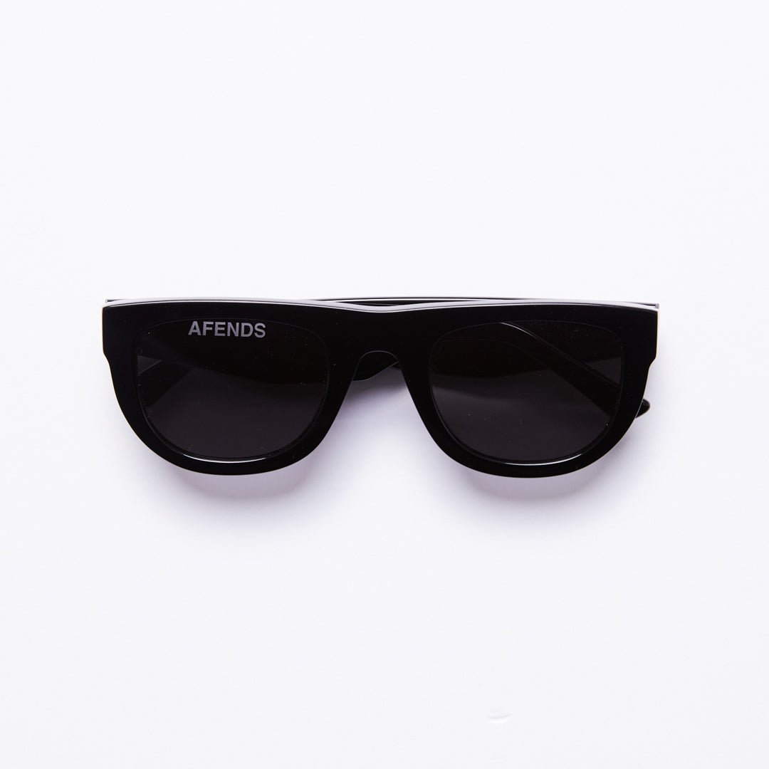 Afends Unisex Cali Kush - Sunglasses - Gloss Black S216200-GBK-BLK