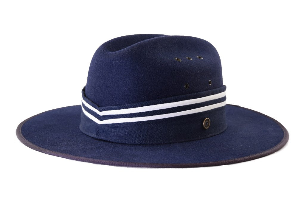 The Starlette Felt Hat - Navy
