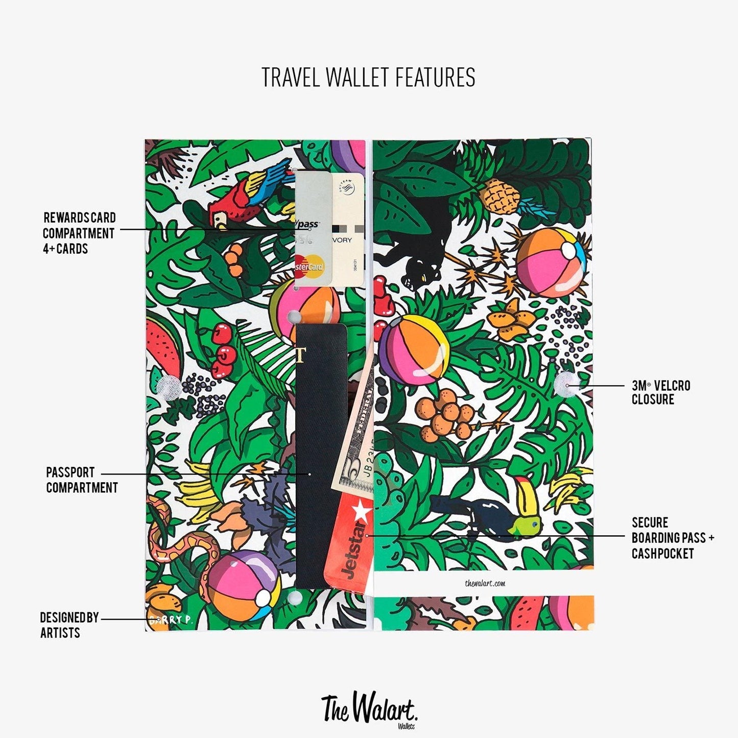 Smiley Travel Wallet