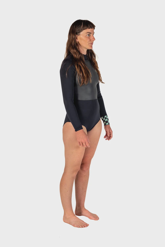 Atmosea Back Zip Spring Suit - Check