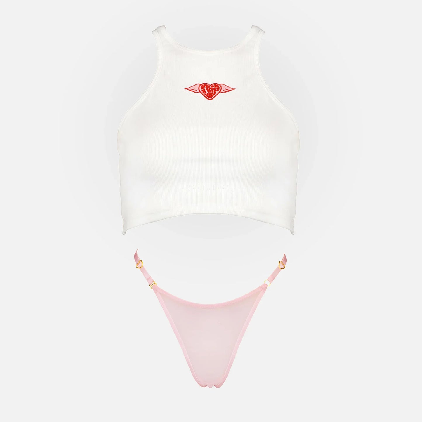 Crop Tank + G-String Set