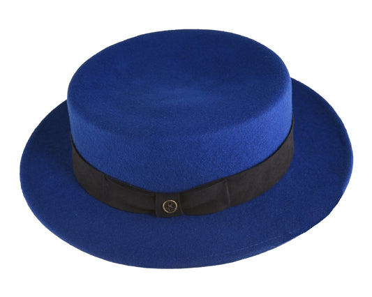 The Trip Felt Hat - Blue On Black