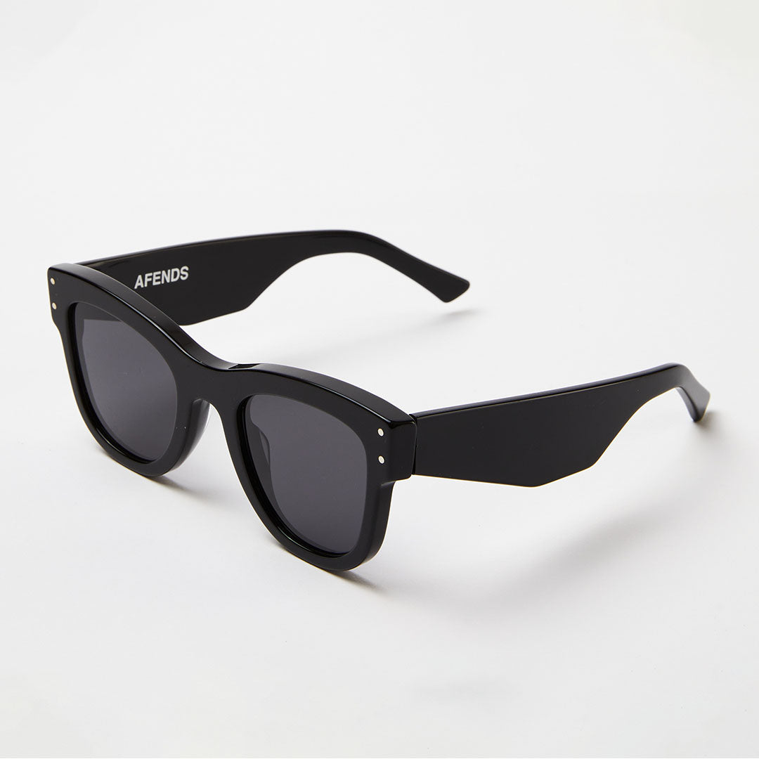 Afends Unisex Premium OG - Sunglasses - Gloss Black 