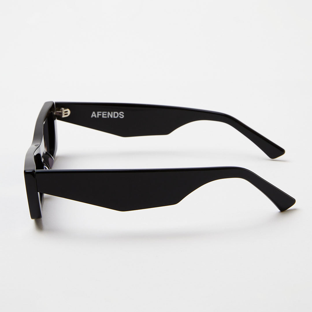 Afends Unisex Jet Fuel - Sunglasses - Gloss Black 