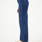Afends Womens Shelby - Hemp Denim Wide Leg Jeans - Original Rinse 