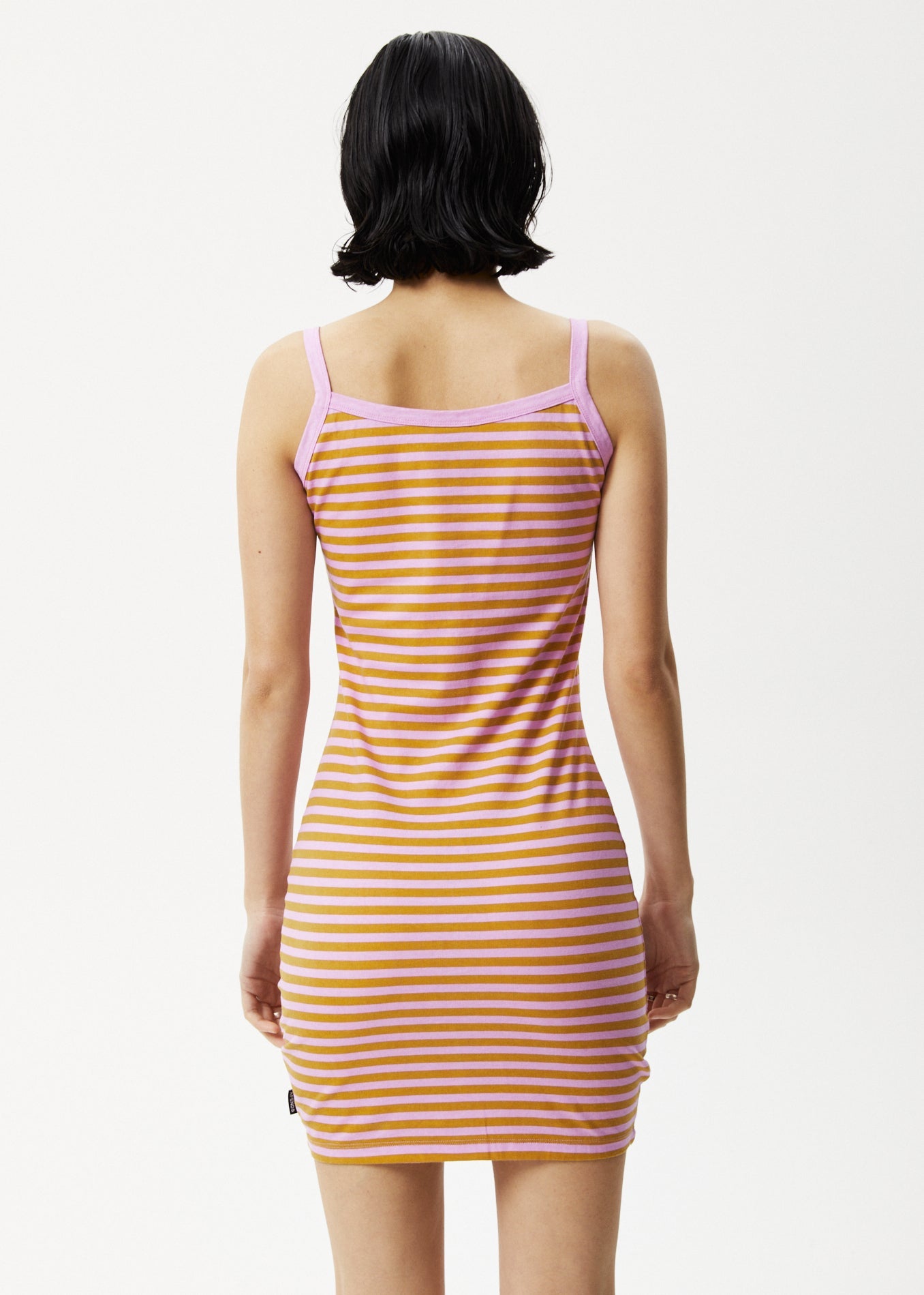 Afends Womens Jain Taylor - Mini Dress - Candy Stripe 