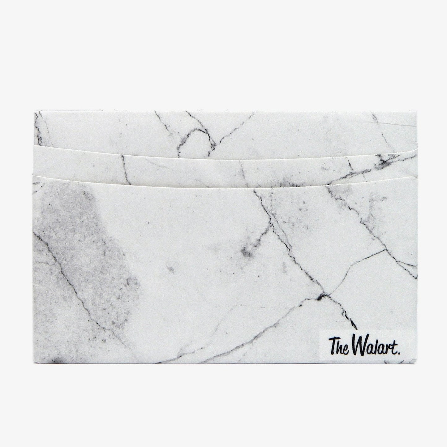 White Marble Card Wallet - The Walart - Paper Wallet
