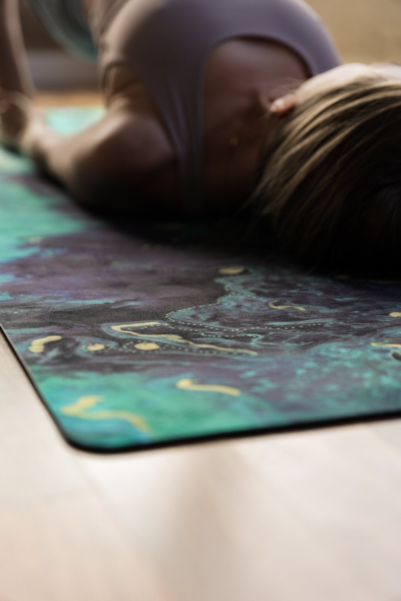 Aurora Super Grip Yoga &amp; Pilates Mat - Emilia Rose Art Eco Yoga Mats