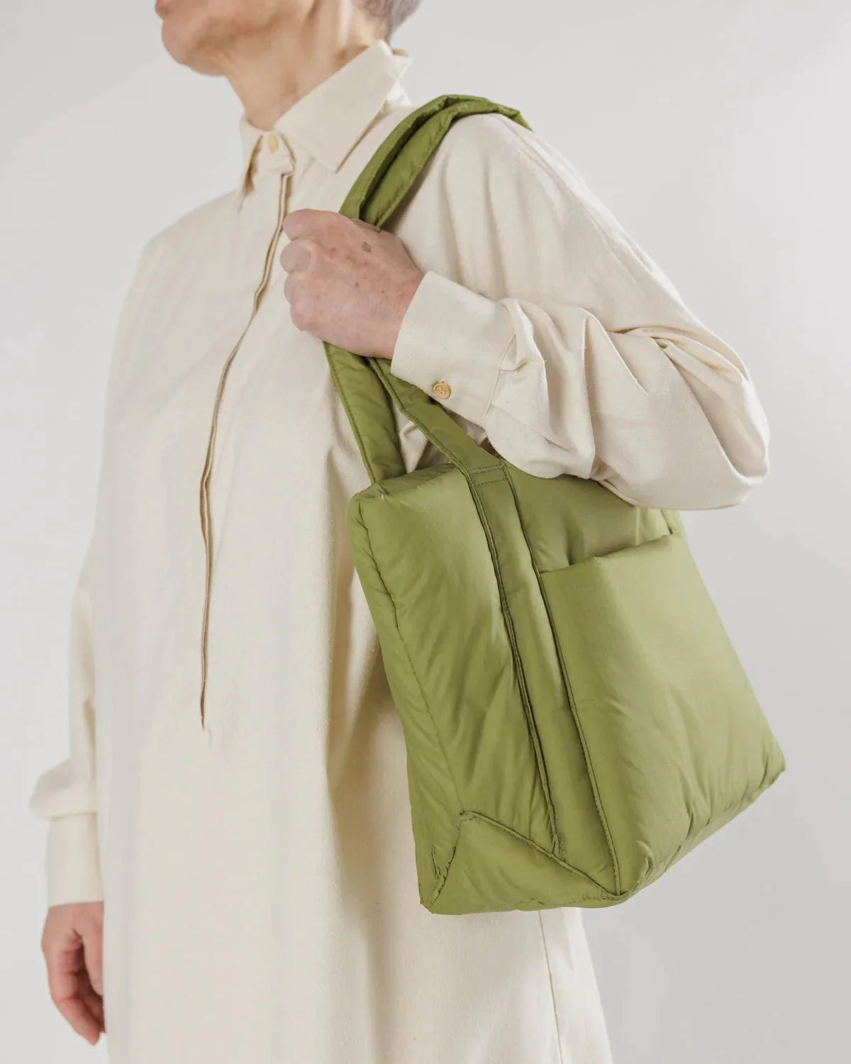 Baggu - Mini Puffy Tote - Pistachio - Ensemble Studios