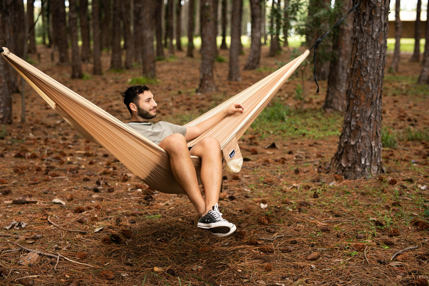 Sahara Sand - Recycled Hammock With Straps