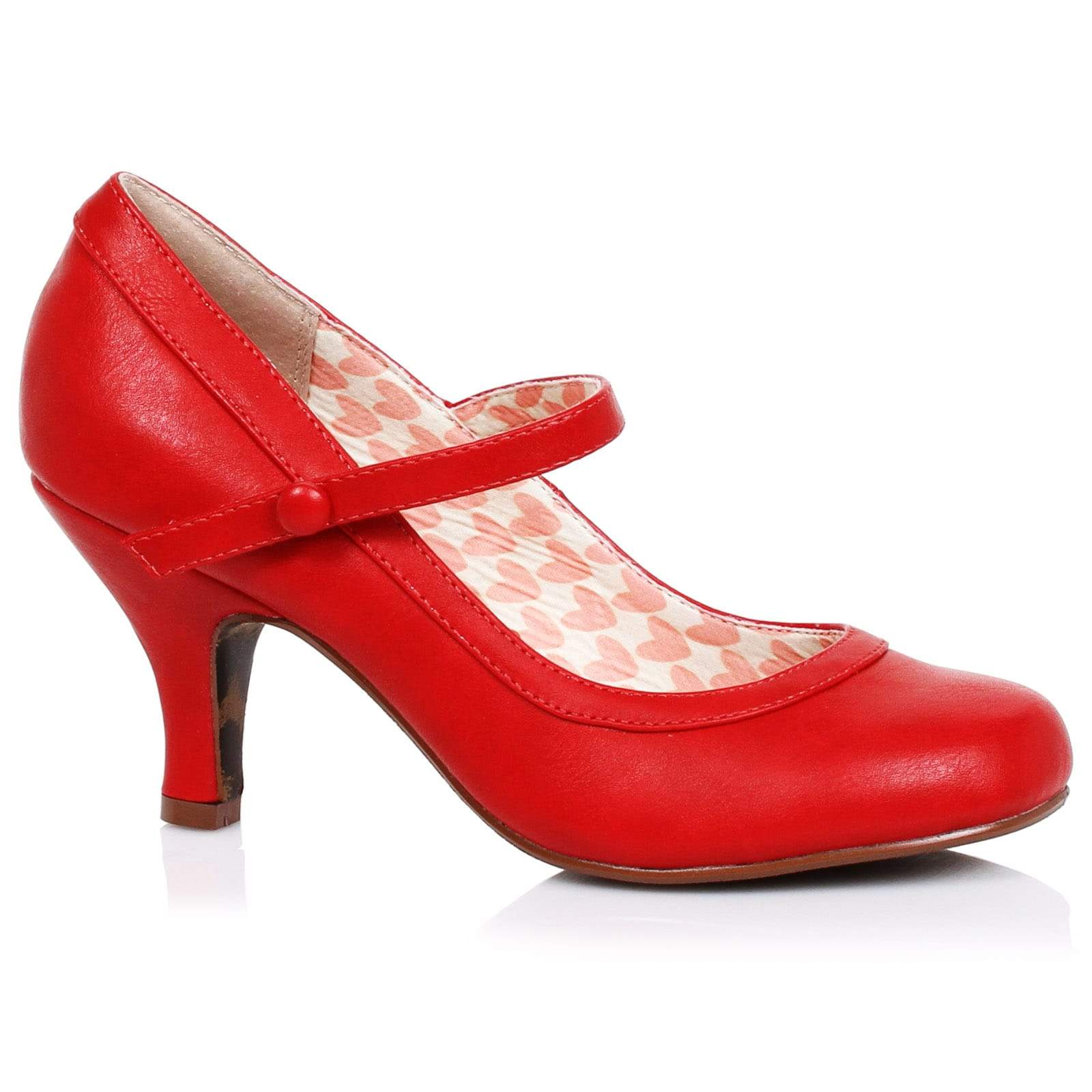 Image of Bettie Page &#039;Bettie&#039; Mary Jane Shoes - Red