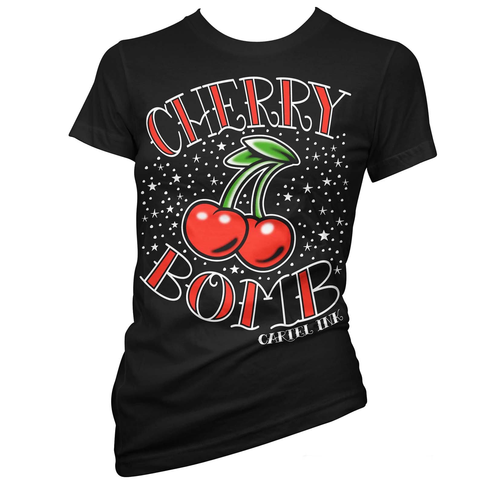 Image of Cartel Ink Women&#039;s T-Shirt - Cherry Bomb
