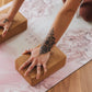 Cork Yoga Block-I Am One With the Universe - Emilia Rose Art Eco Yoga Mats