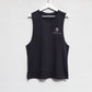 Black Cotton Singlet