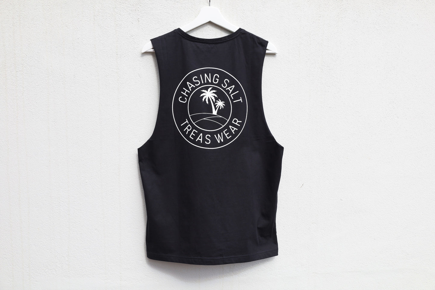 Black Cotton Singlet