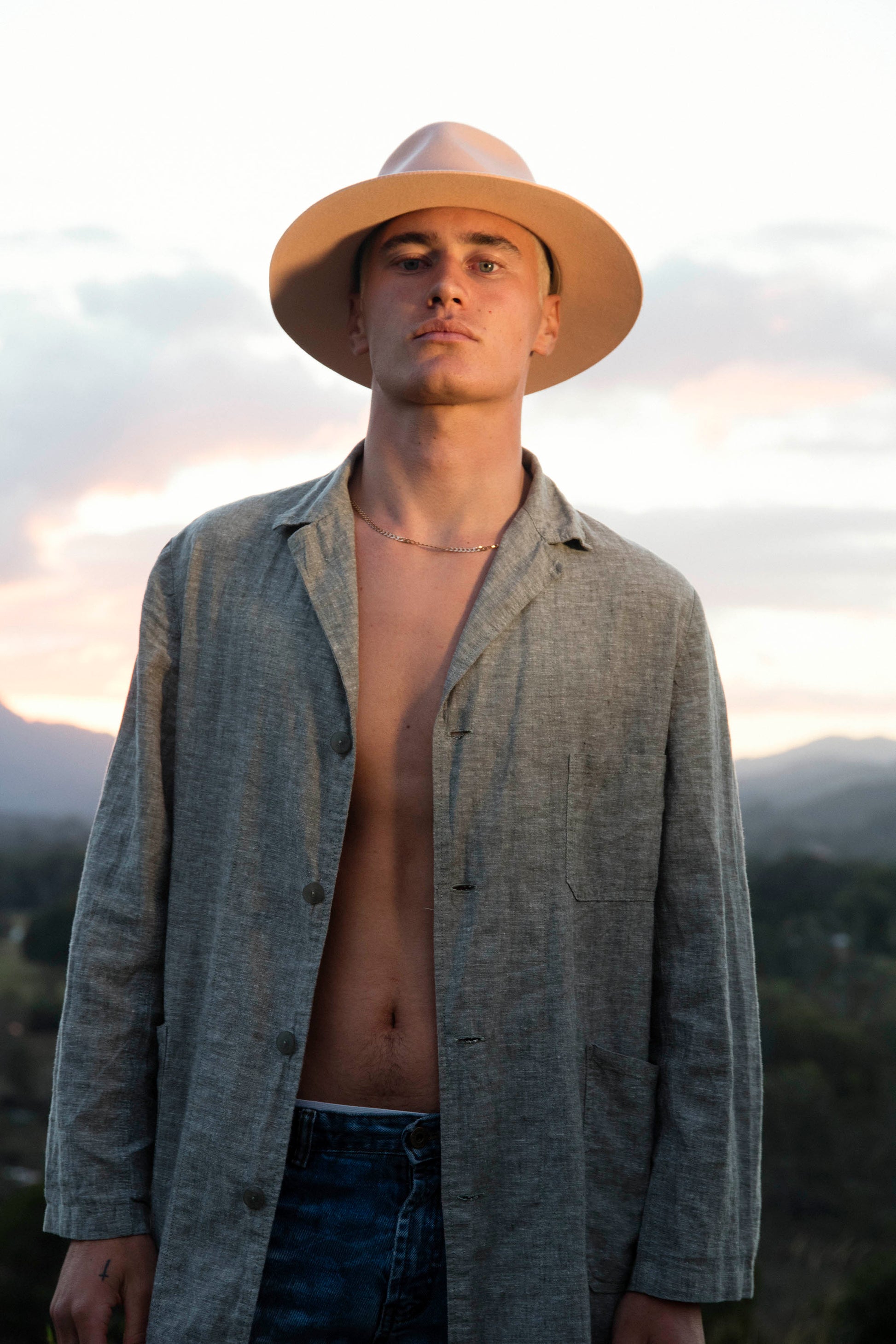 the dingo, peach, fallen broken street, wool hat, street style, fashion hat, australian hat