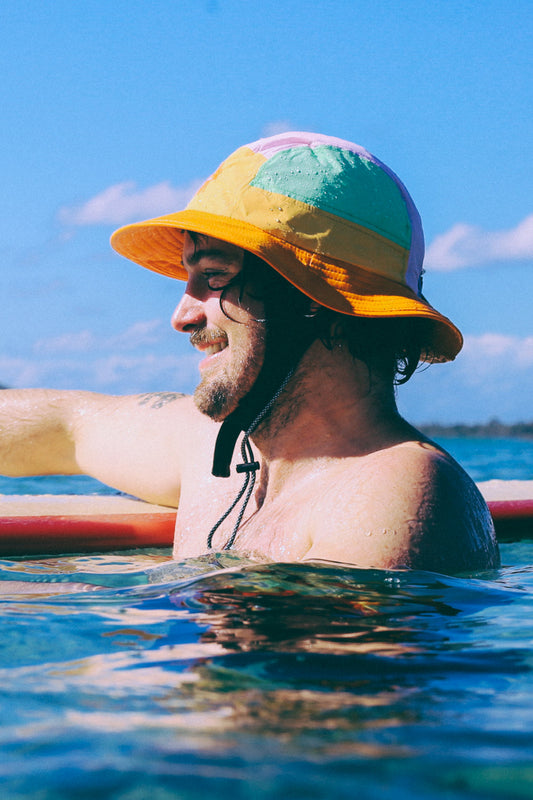 Mango Tango Wide Brim Surf Bucket Hat - El Dingo