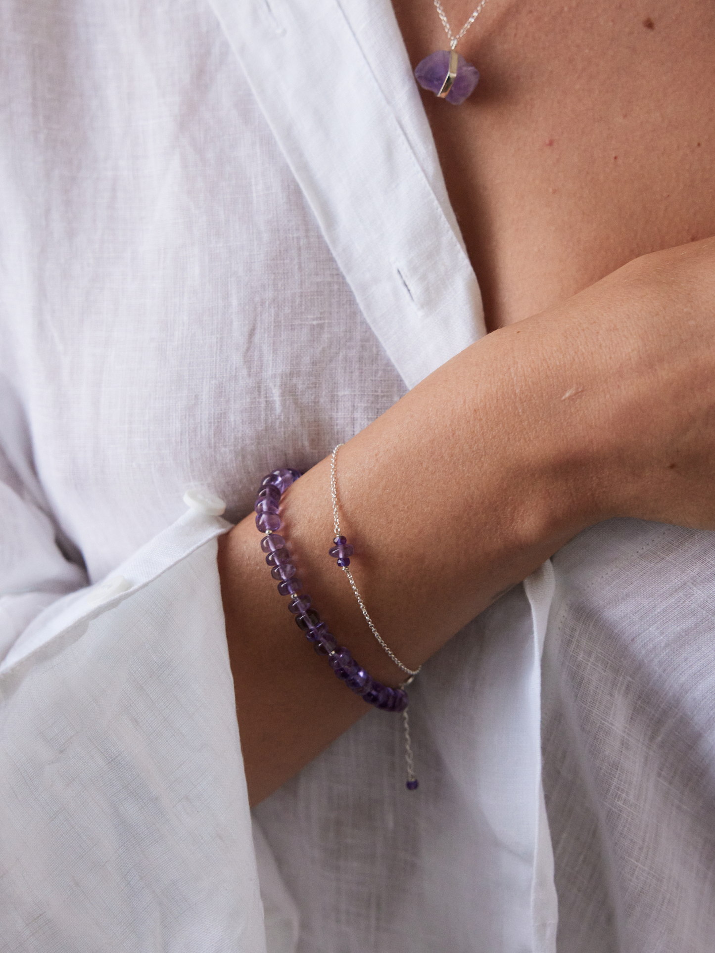 Evoke Bracelet | Amethyst