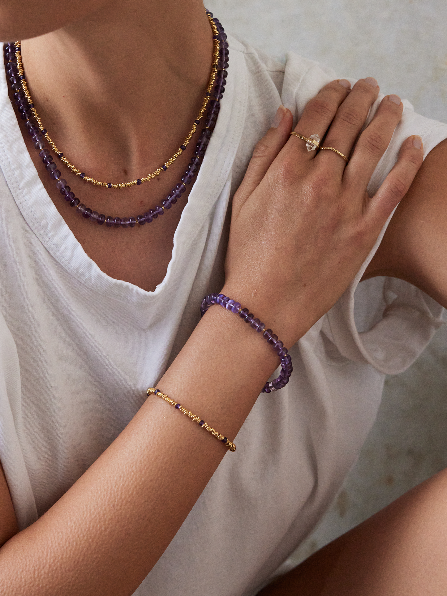 Evoke Bracelet | Amethyst