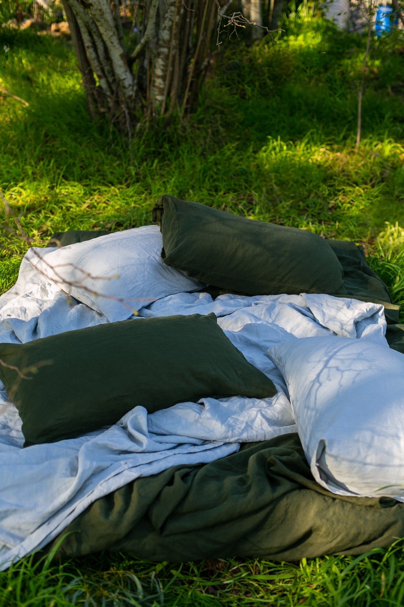 Forest Hemp Linen Quilt Cover - GOOD STUDIOS