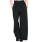 Hell Bunny Retro Carlie Swing Trousers - Black model back