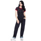 Image of Hell Bunny Elly May Denim Dungarees Overalls - Navy Blue