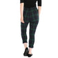 Hell Bunny Evelyn Tartan Cigarette Trousers back