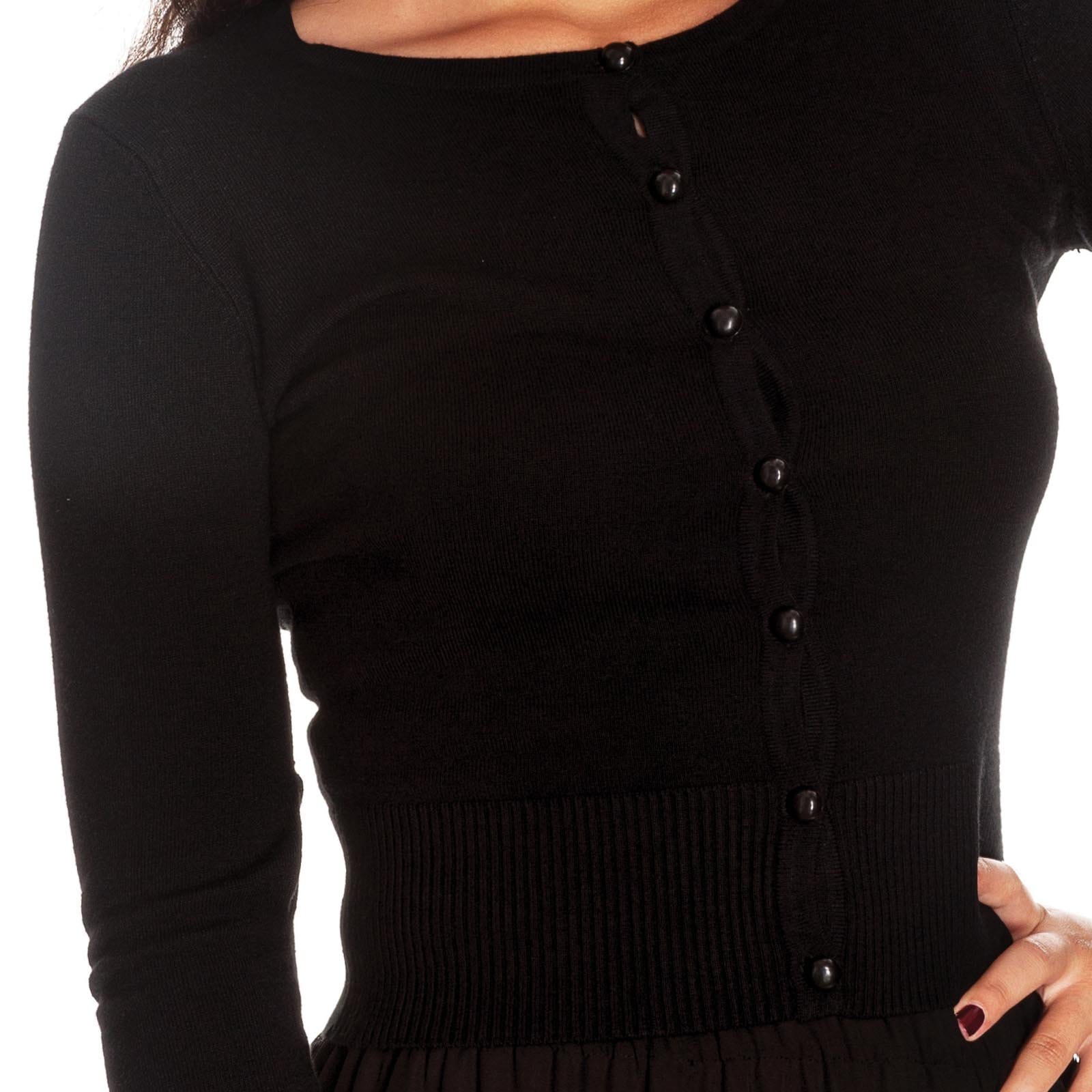 Image of Hell Bunny Paloma Cardigan Black