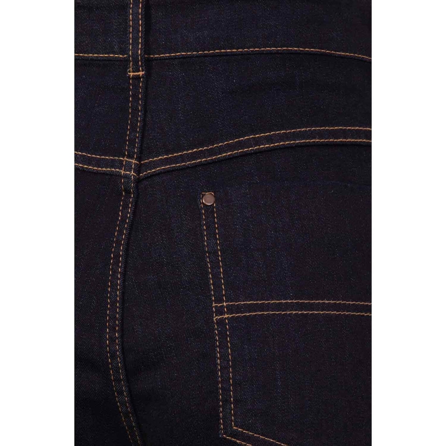 Image of Hell Bunny Weston Denim Jeans - Navy Blue