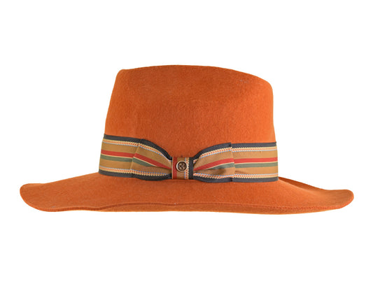 The Jay Felt Hat - Orange